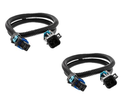 "PAIR" LS1, LT1 Camaro & Firebird Black Square O2 Extension (24" LENGTH)