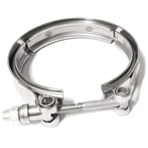2.5″ V-band inlet clamp/flange for dual v-band housings for 61/62, 62/62, 67/62 or 58/55 VSR turbine housings